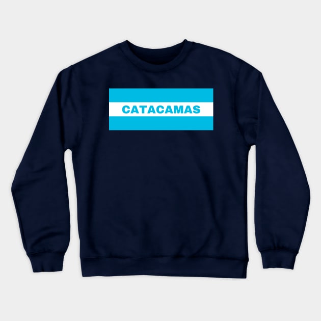 Catacamas City in Honduras Flag Colors Crewneck Sweatshirt by aybe7elf